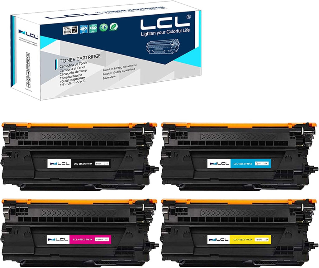 4-Pack Black Cyan Magenta Yellow Toner Cartridge H7658