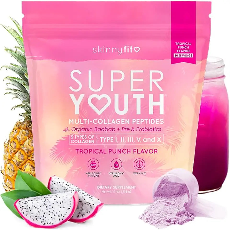 Tropical Punch Multi-Collagen Peptides Probiotics 30 Servings G554