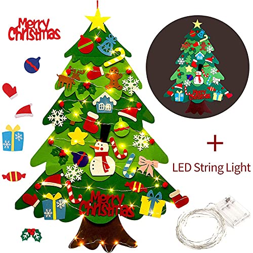 Felt Christmas Tree with Lights N3400