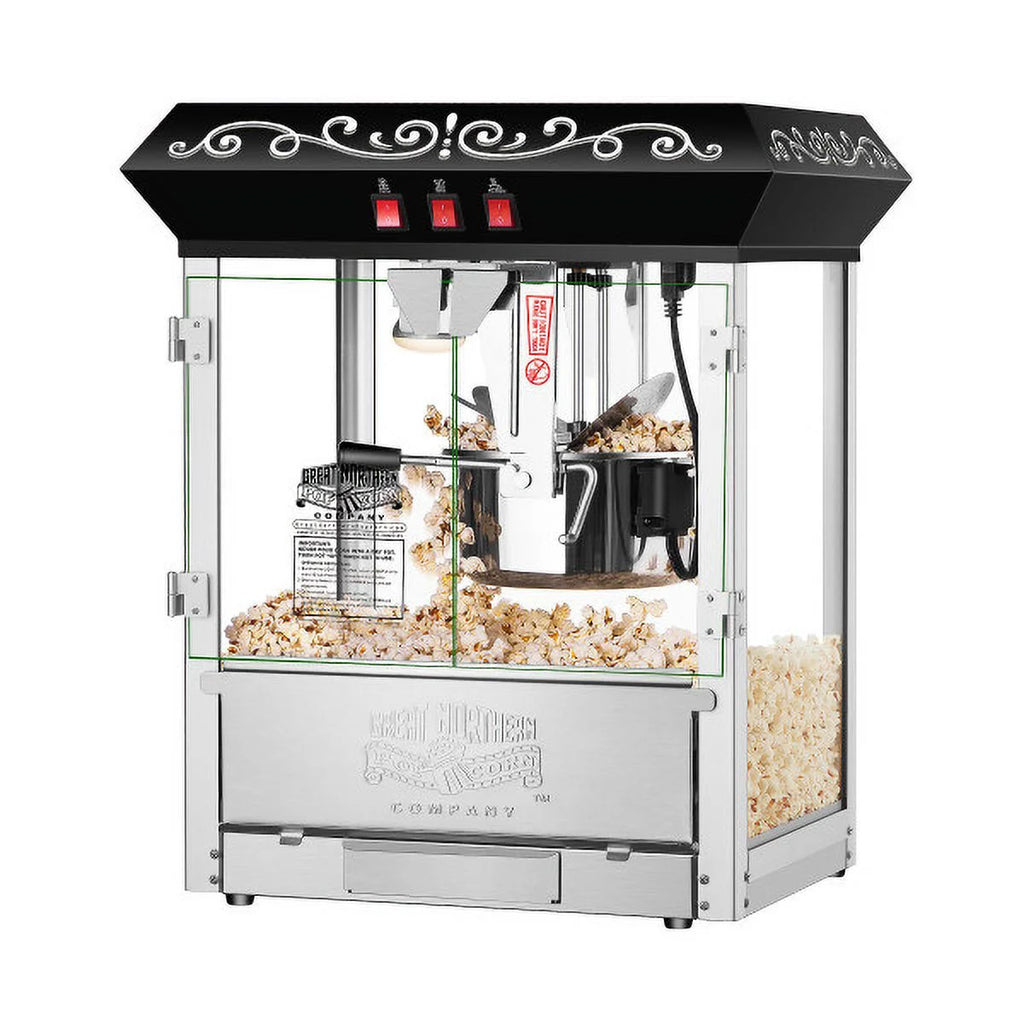 10oz Popcorn Machine with Accessories, Black T68435