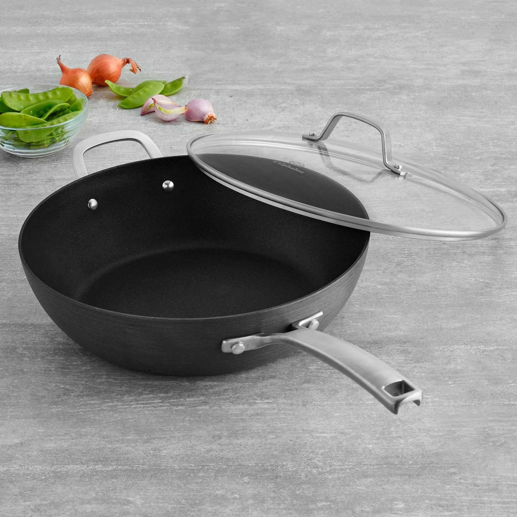 12-in. Nonstick Jumbo Fryer Pan with Cover I387