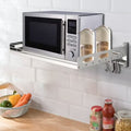 Stainless Steel Wall-Mounted Microwave Oven Rack P475