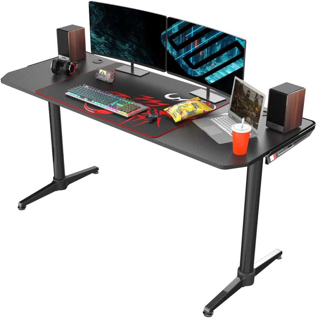Carbon Fiber Texture Surface Computer Gaming Desk C843166