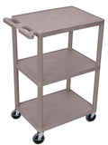 Grey 3-Shelf Utility Cart F499848