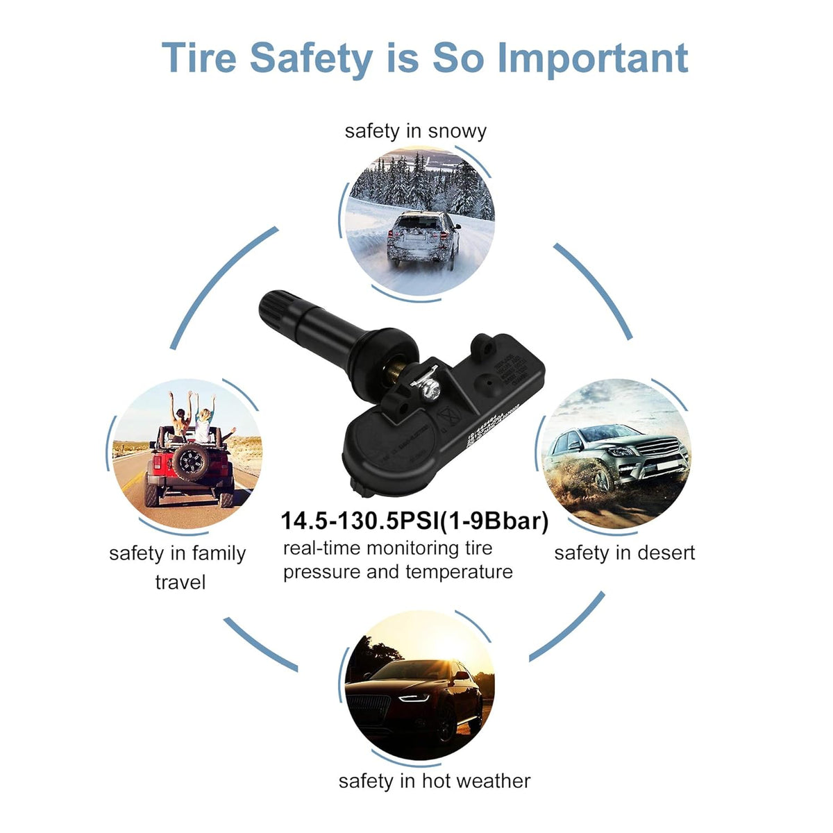 Subaru Tire Pressure Sensor 315MHZ TPMS Sensor 4 Pack B765