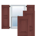 Cedar Raised Panel Shutters Pair U7518