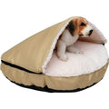 Oxford Sherpa Pet Cave and Round Pet Bed L621348