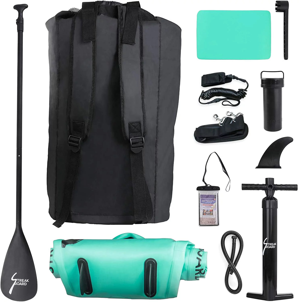 10FT Inflatable Stand Up Paddle Board Non-Slip S365