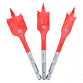 High Carbon Steel Stubby Spade Bit Set 3-Piece M29880