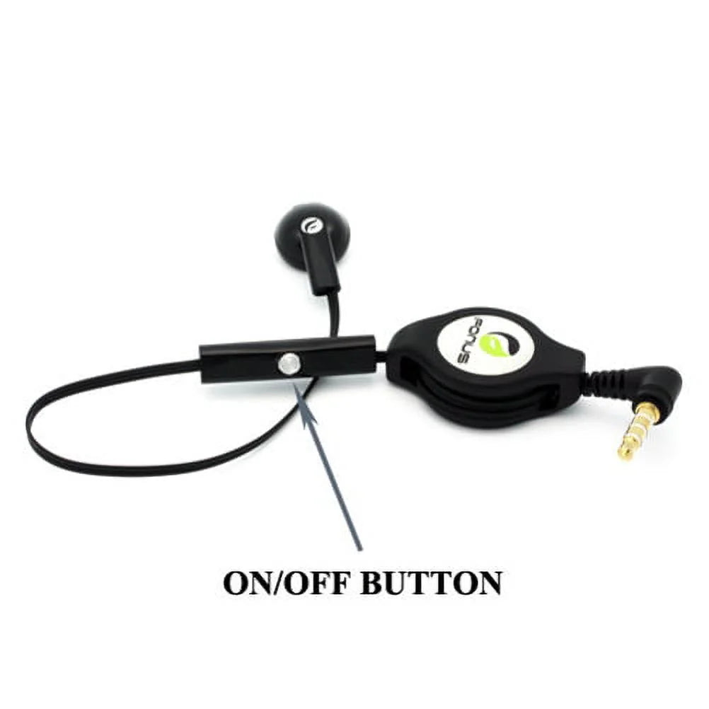 Retractable Mono Earphone with Car Charger L478500