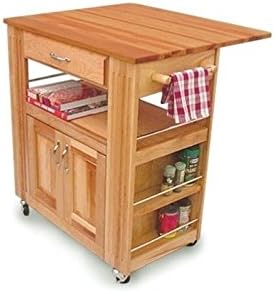 Natural Butcher Block Cart G16302