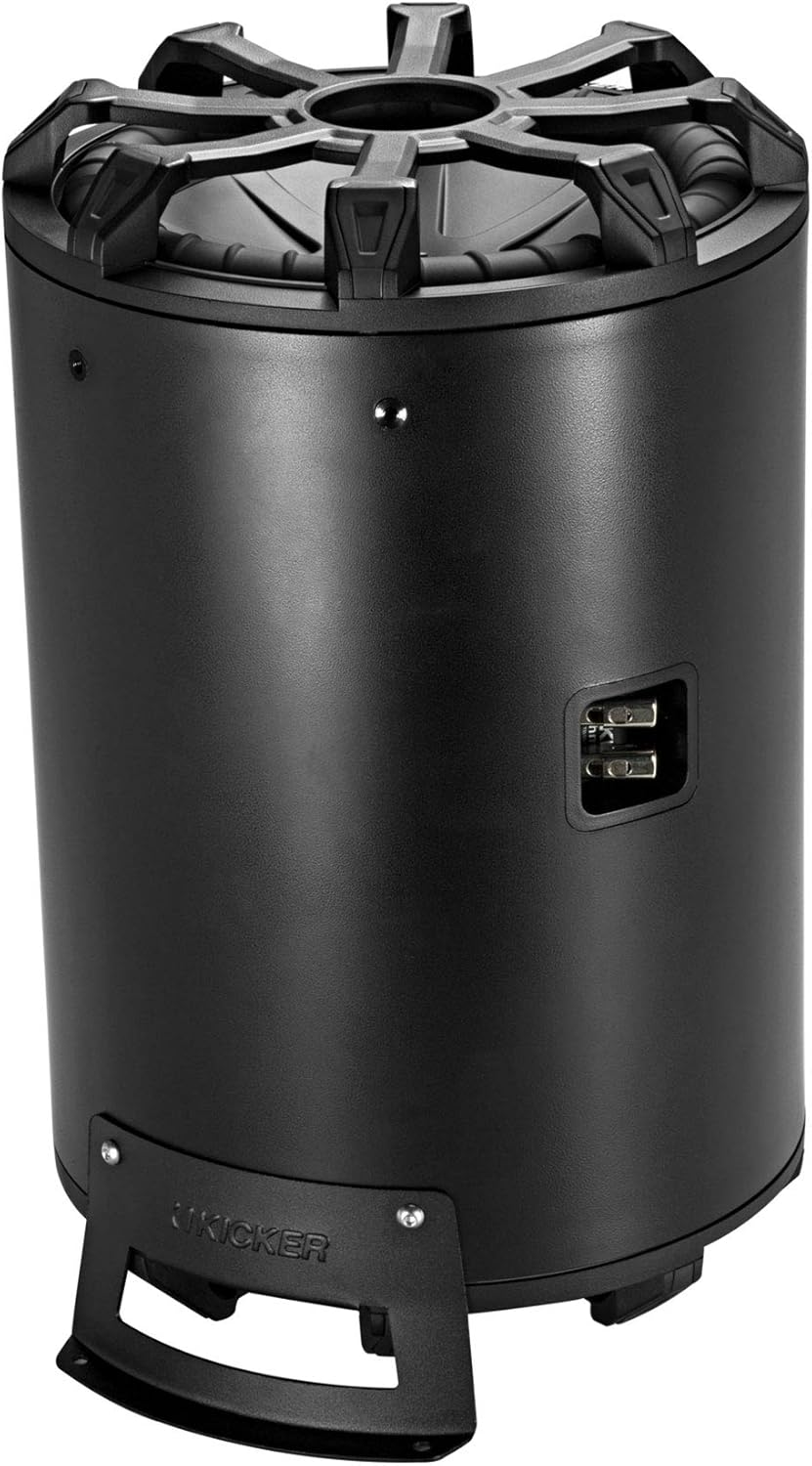 10" 800w Marine Loaded Subwoofer Enclosure Bundle with 2000w Mono Amplifier and Install Wire Kit (3 Items) O24277