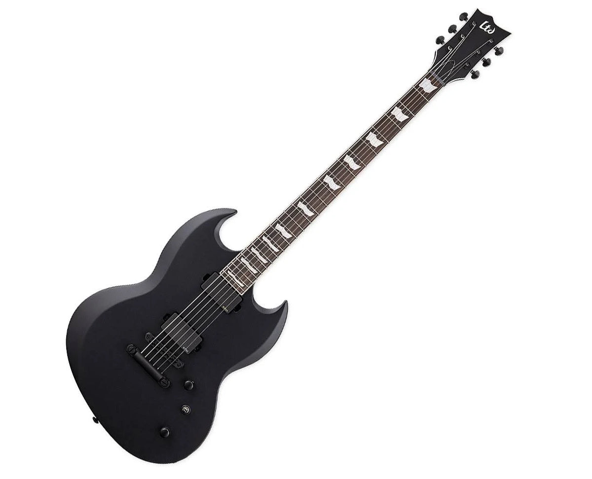 Satin Black Baritone Electric Guitar H379318