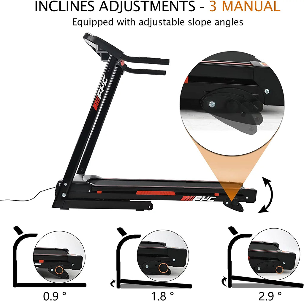 3.5HP Folding Treadmill with Incline W3845