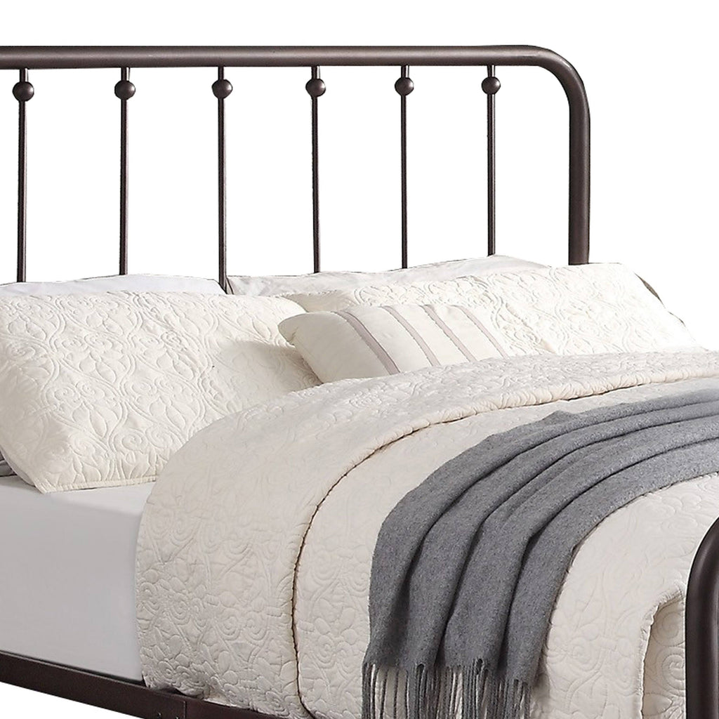 Antique Bronze Metal Full Bed D1039
