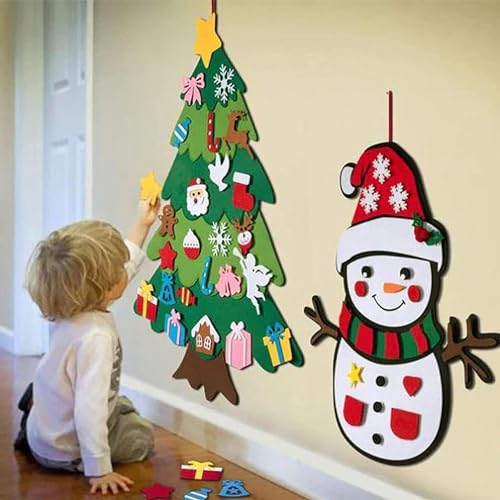 Felt Christmas Tree with Lights N3400