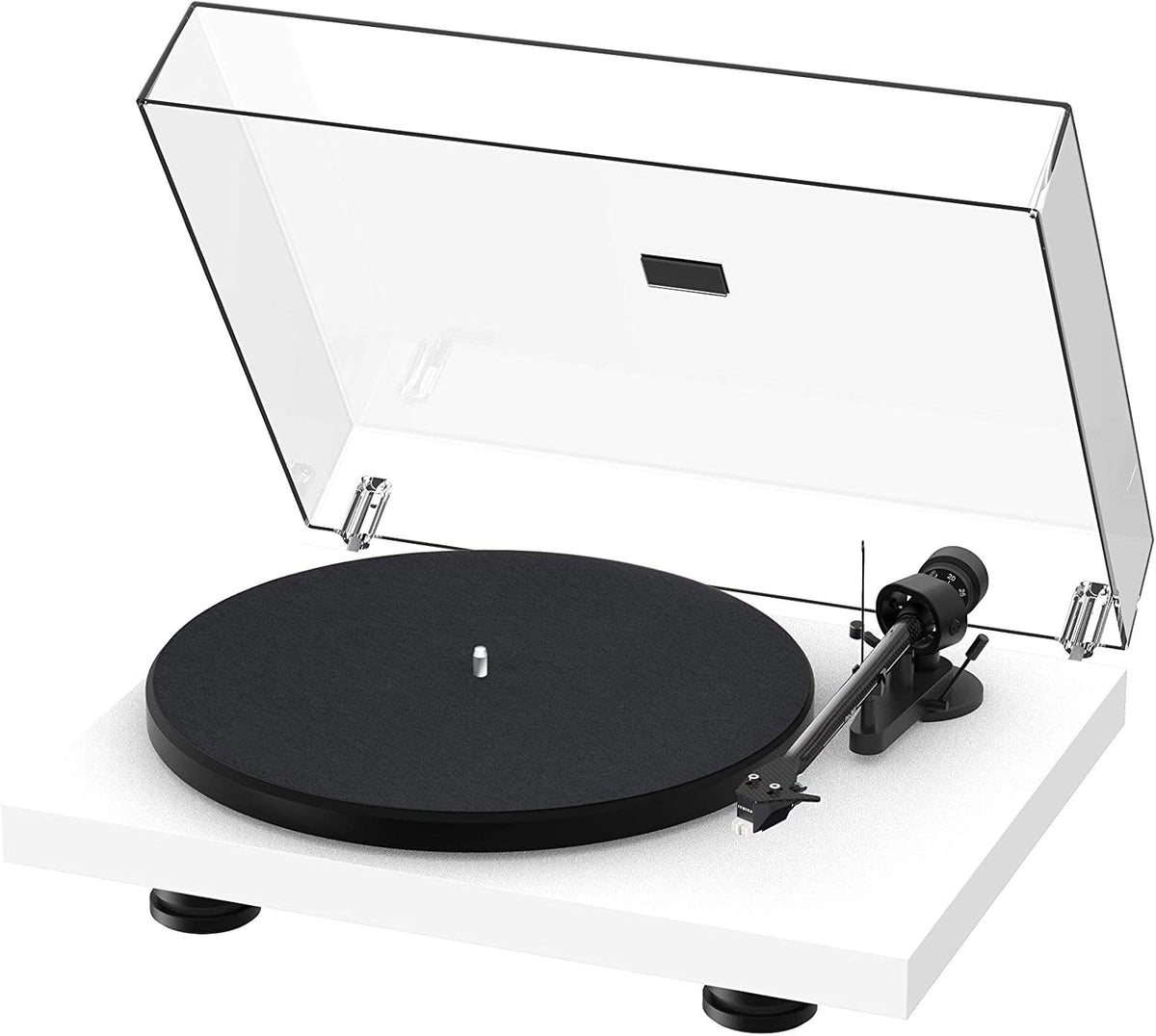 High Gloss Black Turntable with Carbon Fiber Tonearm and Sumiko Rainier Phono Cartridge R618202