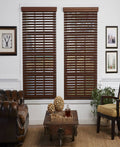 Cordless Faux Wood Venetian Blind J2291