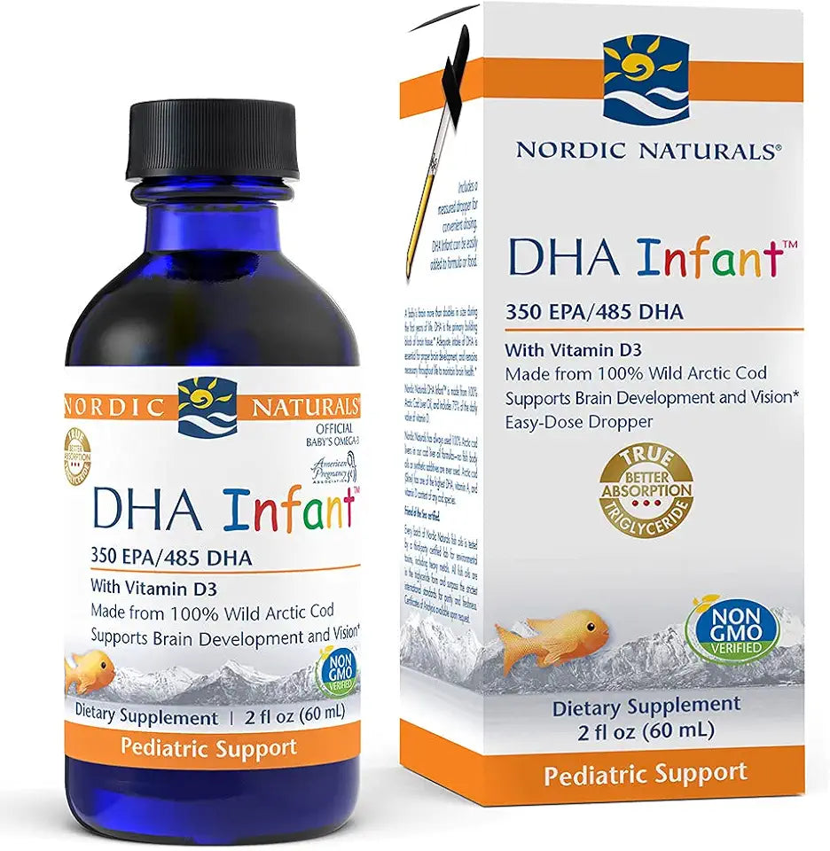 Unflavored 2 oz DHA Infant Omega-3 Vitamin D3 L508