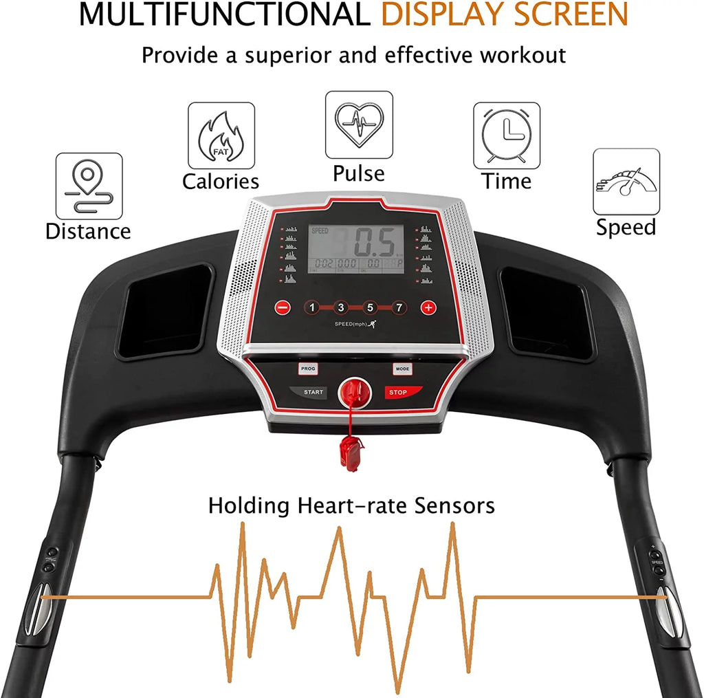 3.5HP Folding Treadmill with Incline W3845