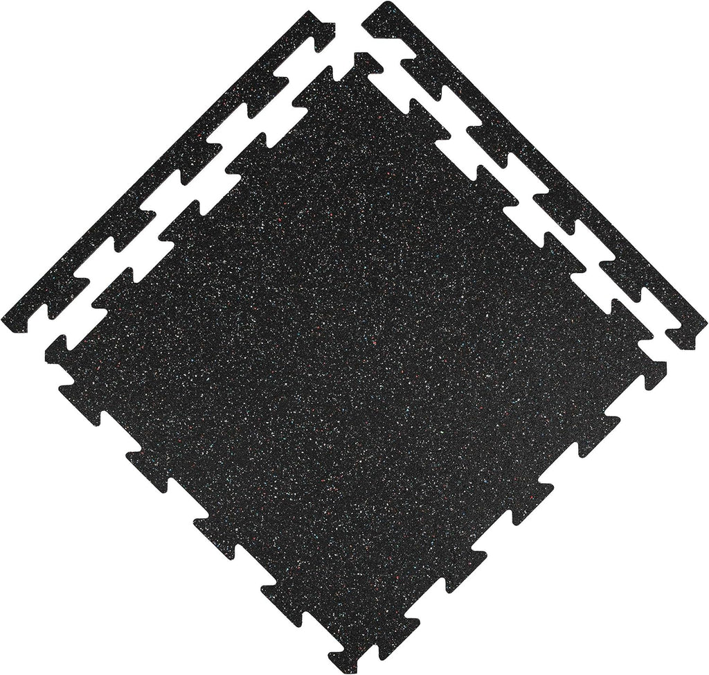 1/4 Inch Thick Eco-Lock Rubber Interlocking Floor Tiles Z6876