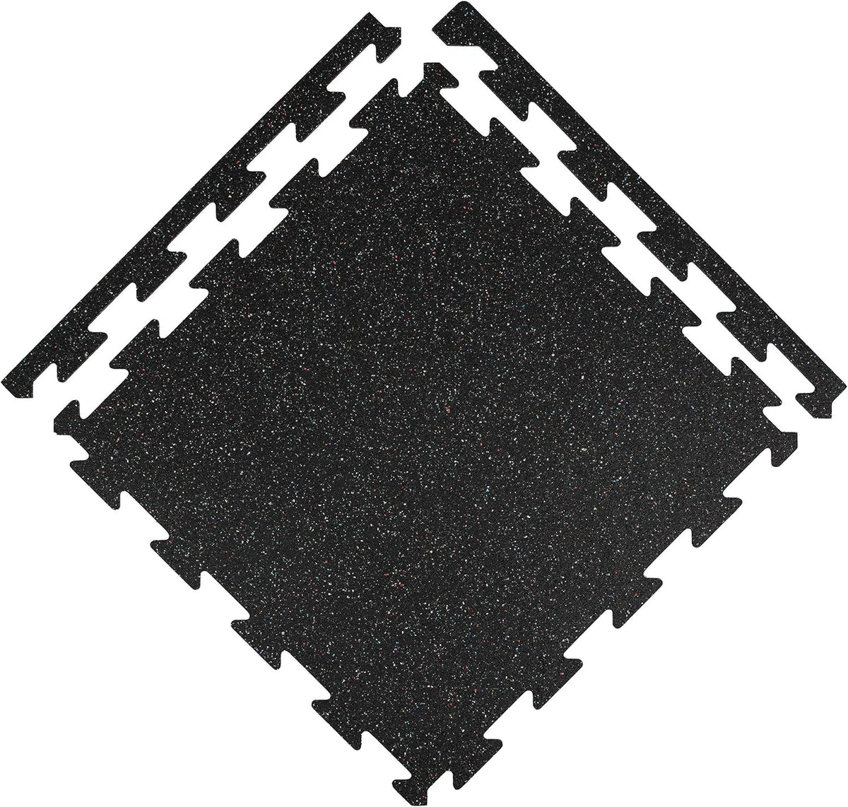 1/4 Inch Thick Eco-Lock Rubber Interlocking Floor Tiles Z6876