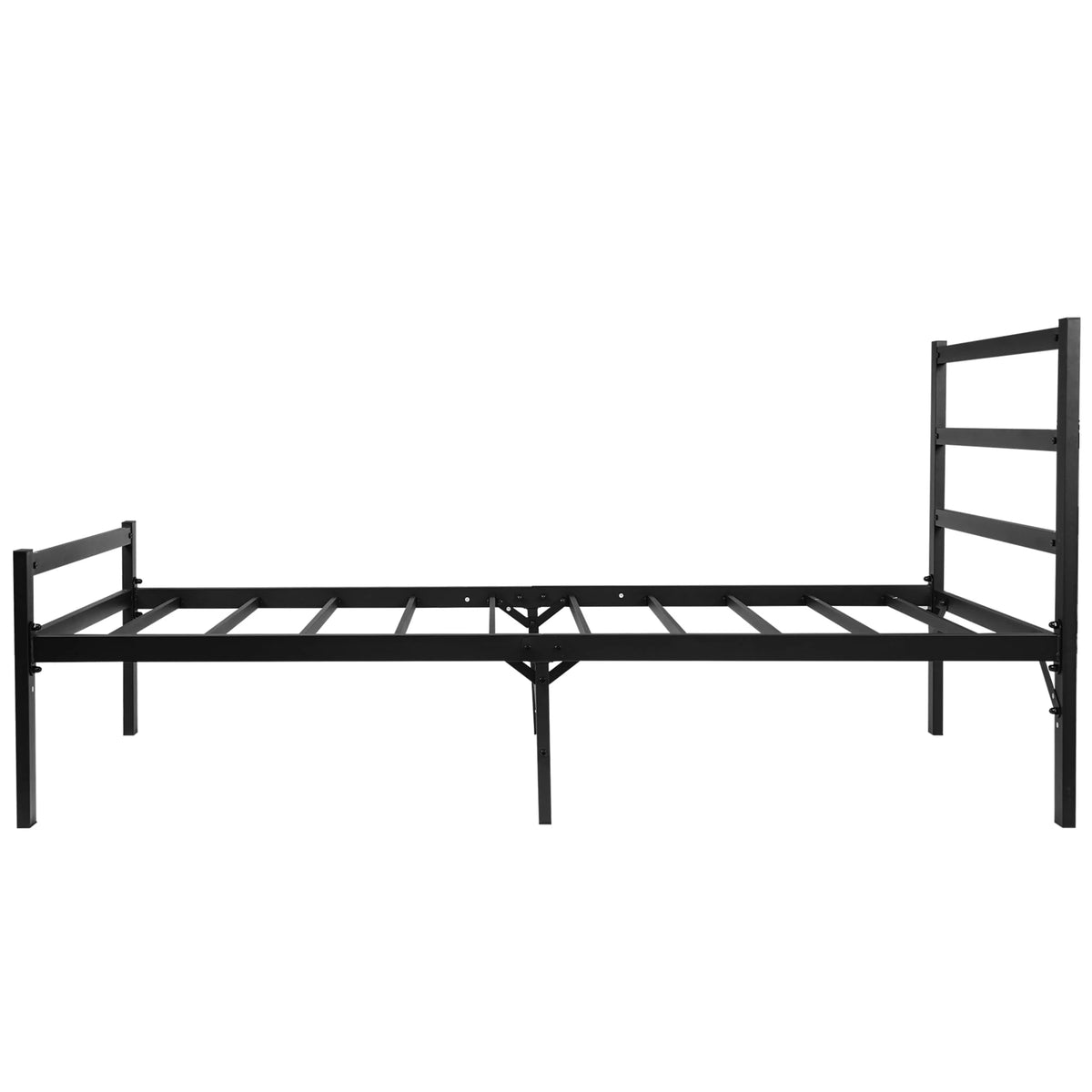 Twin Metal Platform Bed Frame with Headboard D633