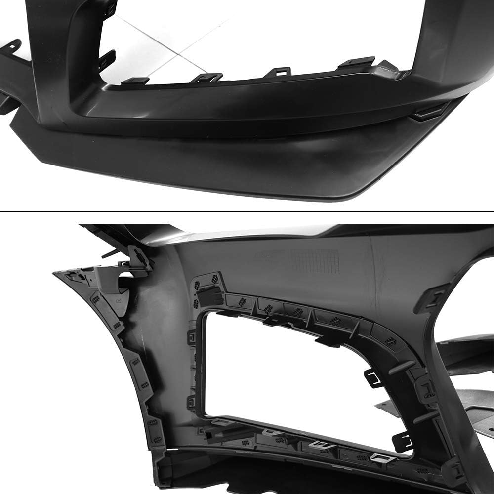 Black PP Front Bumper with Grille for 2014-2015 Chevy Camaro B44400