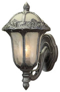Rose Garden Large Pendent Light with Clear Seedy Glass Swedish Silver O72151