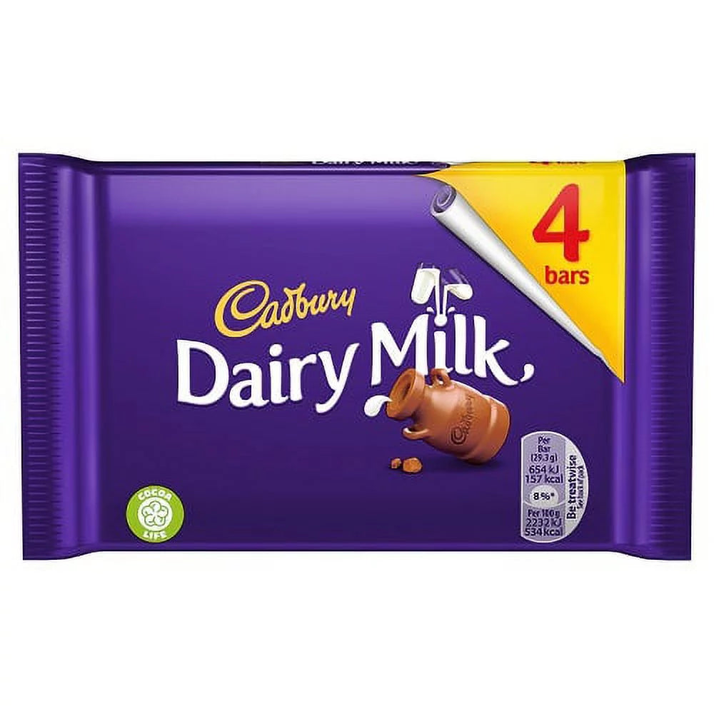 Dairy Milk 4Pk 108.8g Pack of 6 P740502