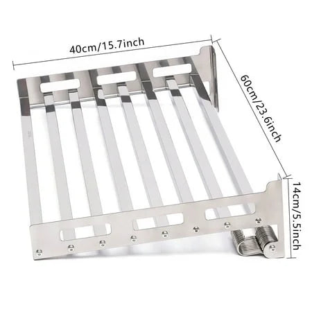 Stainless Steel Wall-Mounted Microwave Oven Rack P475