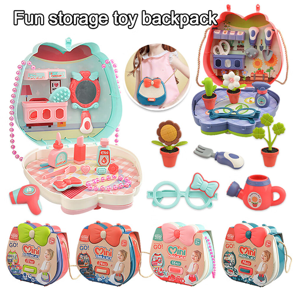 Simulated Play House Storage Box with Toys T385051