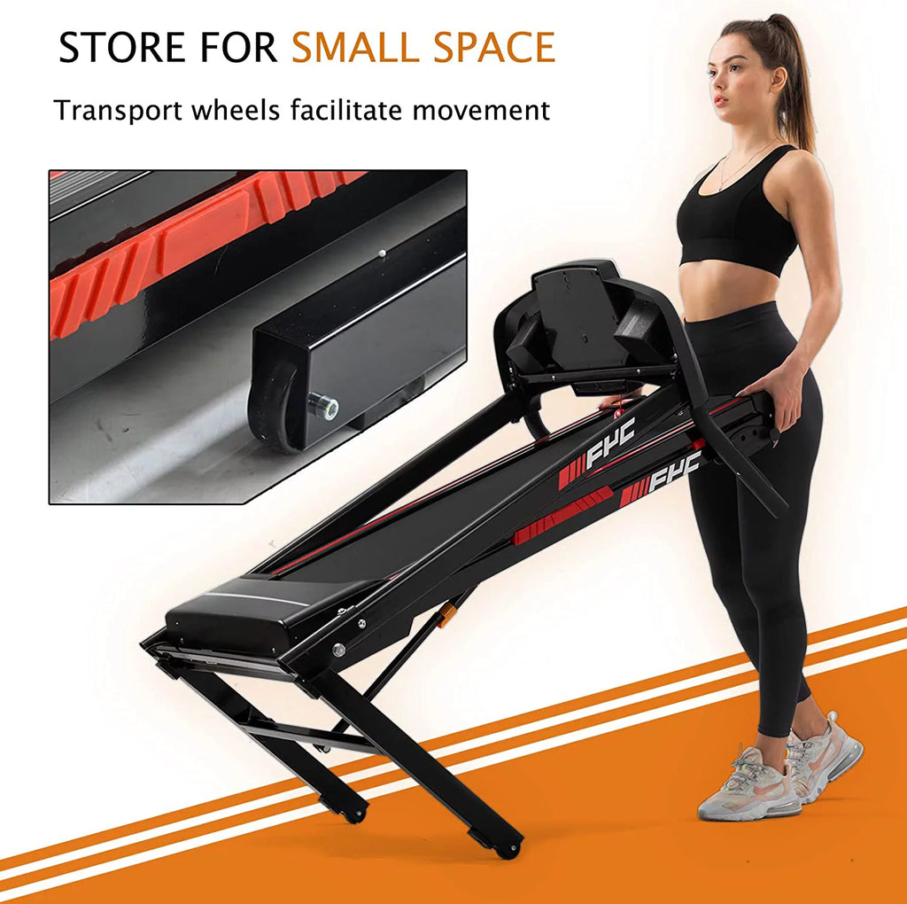 3.5HP Folding Treadmill with Incline W3845