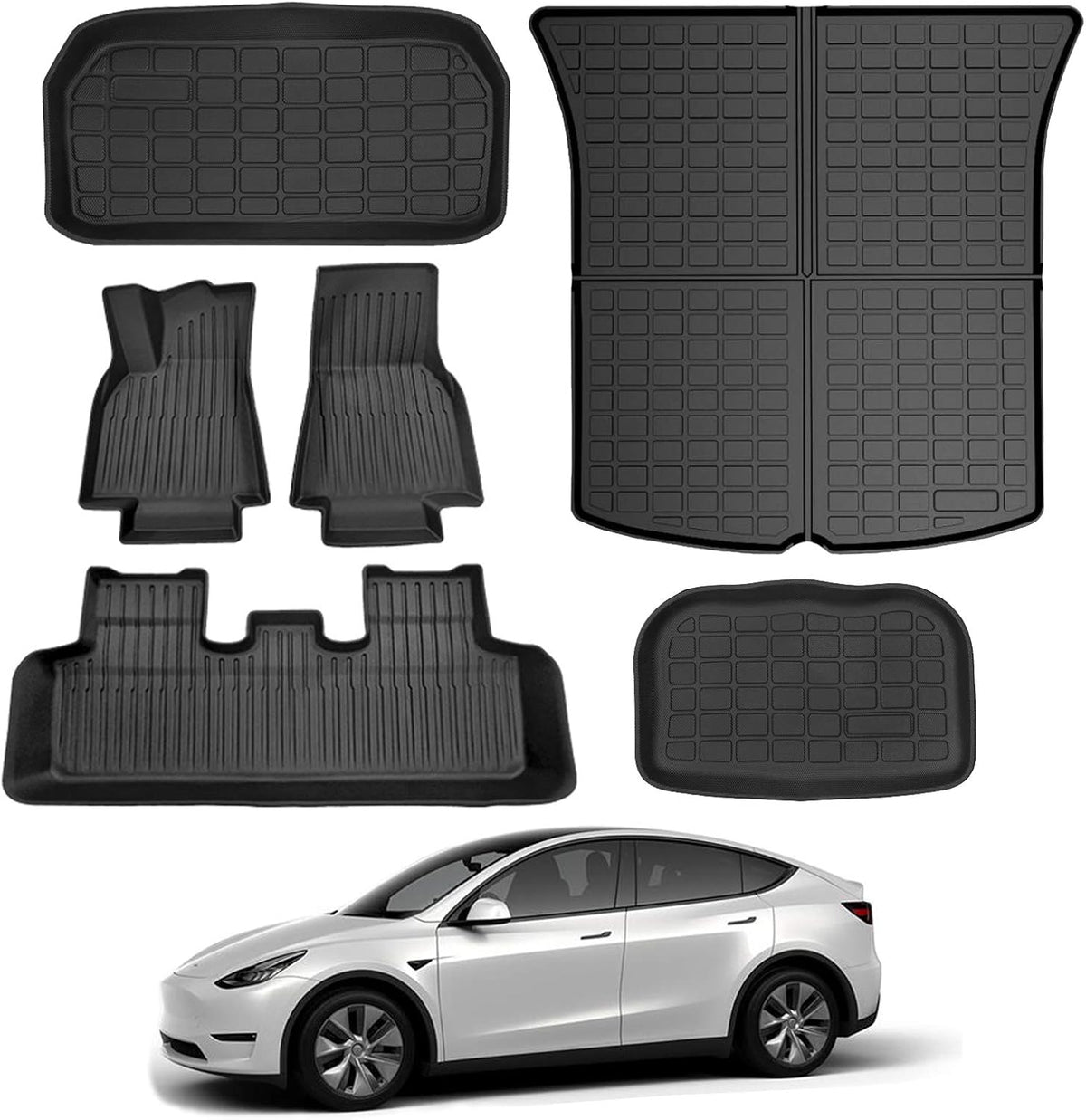 All Weather Waterproof Floor Mats for Tesla Model Y E392916