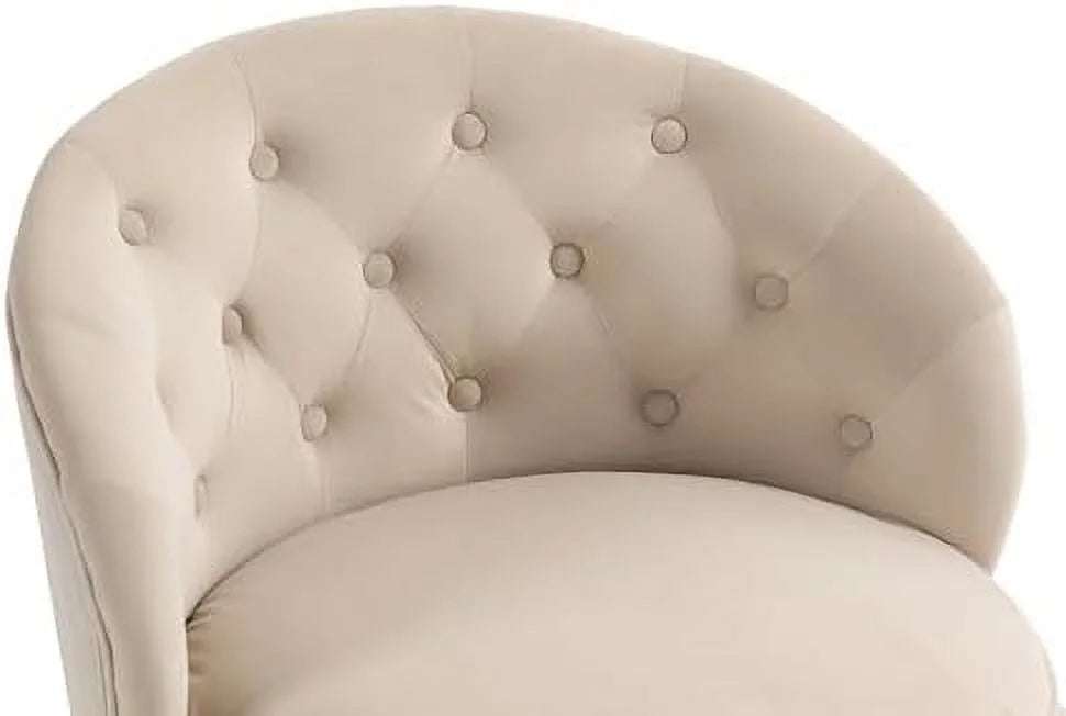 Round Swivel Chair with Tufted Back and Cushion G97107