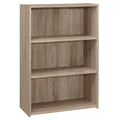 Dark Taupe 3 Shelves Bookcase E659