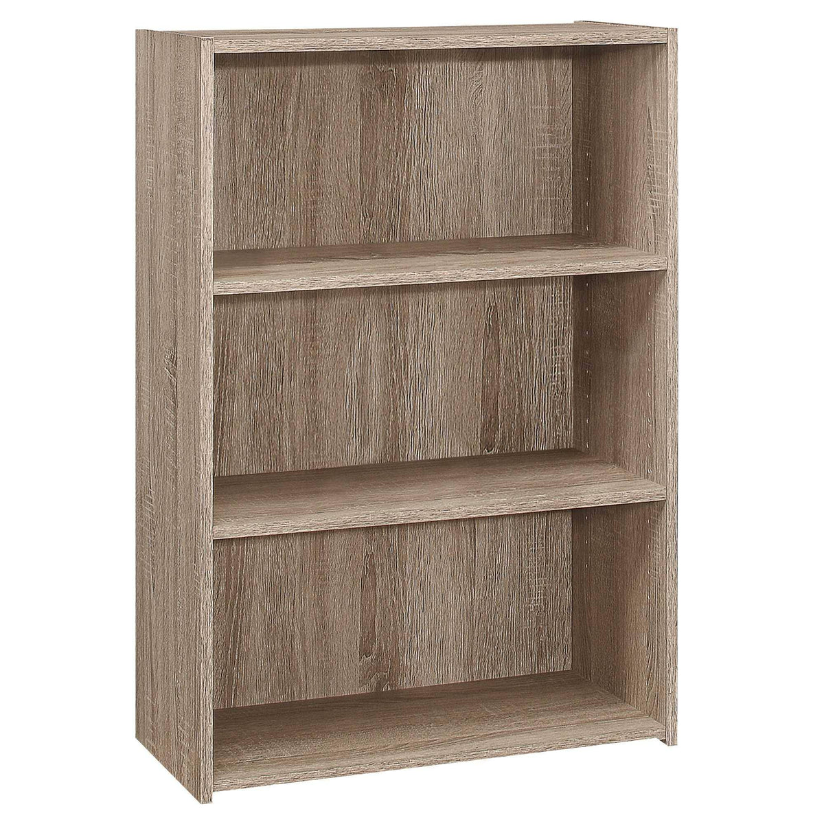 Dark Taupe 3 Shelves Bookcase E659