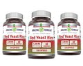 Red Yeast Rice 1200mg Capsules Supplement, 120 Count, 3 Pack A73729
