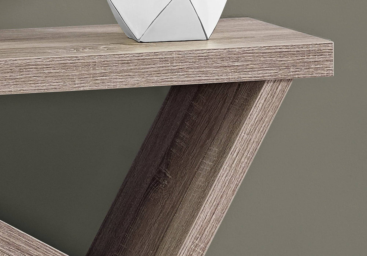 Dark Taupe Hall Console Table V381