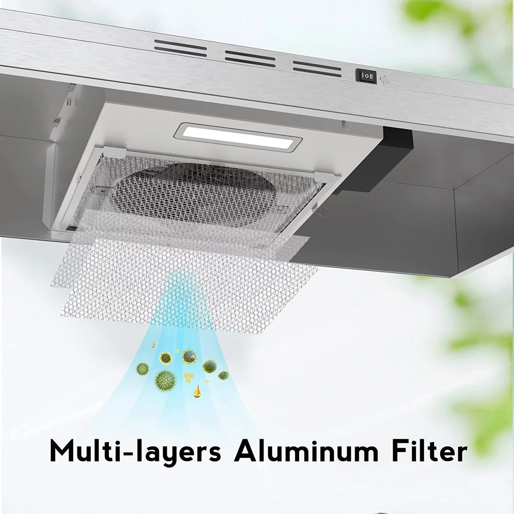 30 inch Under Cabinet Stainless Steel Range Hood M6607