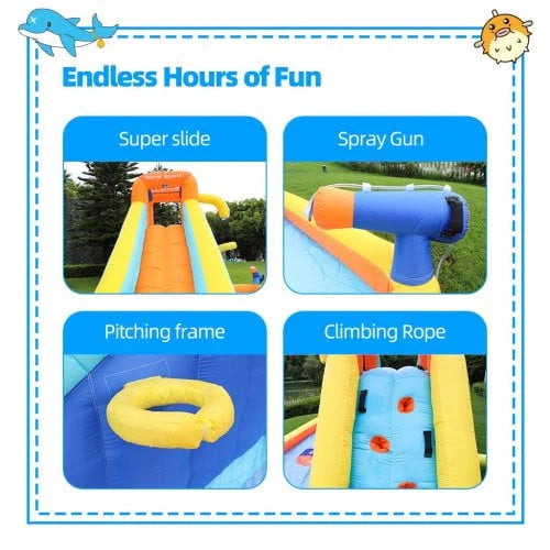 Inflatable Kids Bounce House with Blower X53742