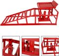 Red Hydraulic Car Lift Ramps K114