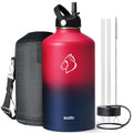 Vacuum Insulated Stainless Steel Water Bottle 64oz BPA Free X50574