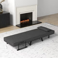 Gray Convertible Sleeper Bed Armchair U65293