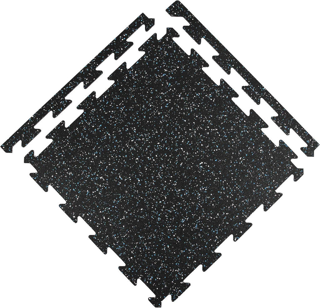 1/4 Inch Thick Eco-Lock Rubber Interlocking Floor Tiles Z6876