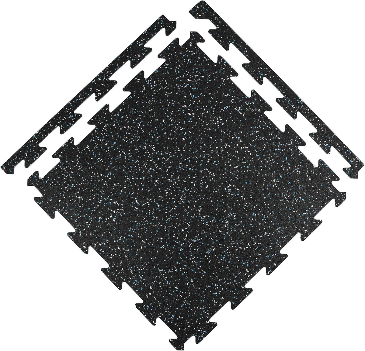 1/4 Inch Thick Eco-Lock Rubber Interlocking Floor Tiles Z6876
