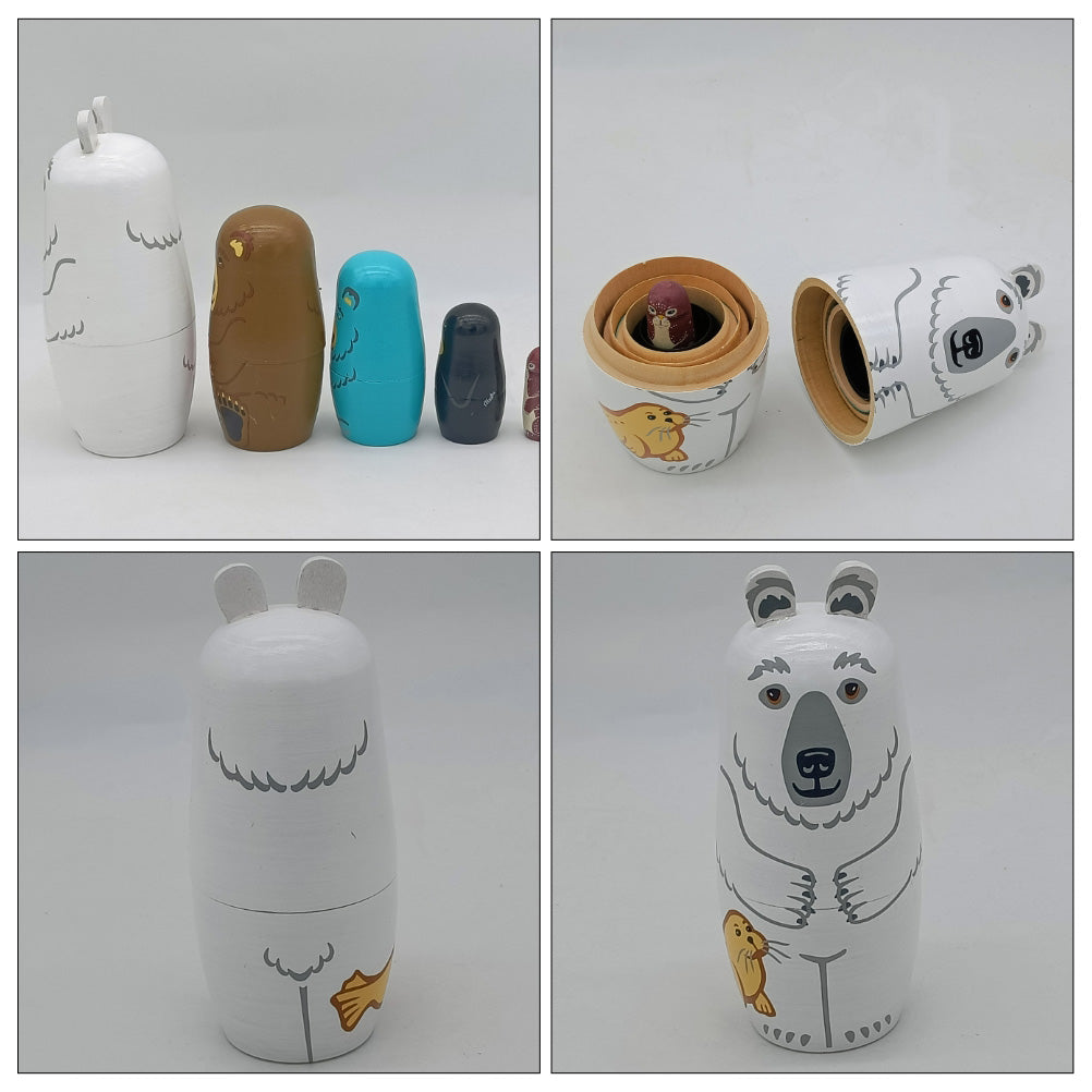 Wooden Russian Stacking Dolls Nesting Dolls E604