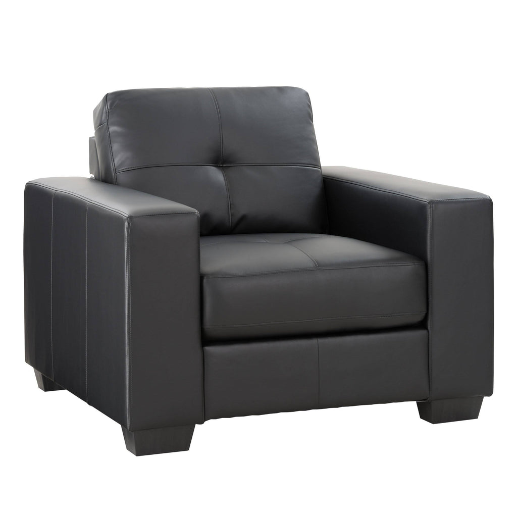 Red Bonded Leather Chair E29477