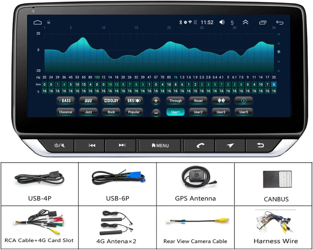 10.25inch Touch Screen Android Stereo with Wireless Carplay G529102