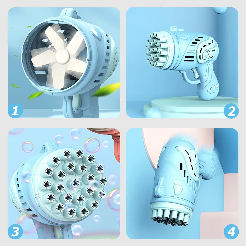 23 Hole Bubble Machine Kid Bubble Blower Toy G541120